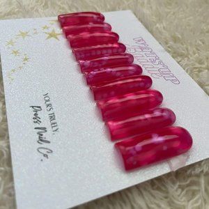 Valentines day red pink hearts press on sail set "Cupid"